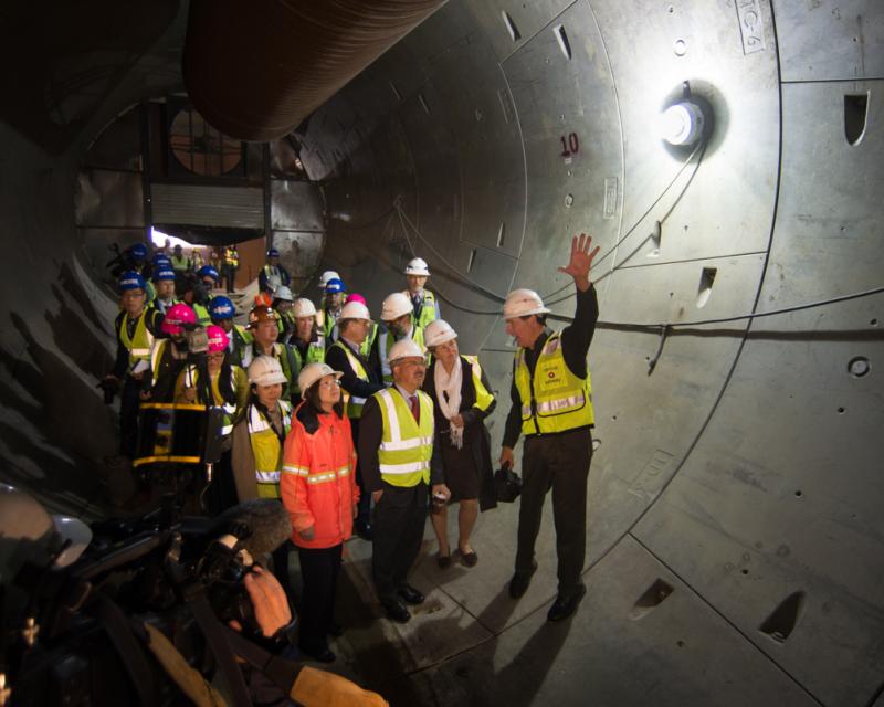 Tour of the Subway with Mayor Lee